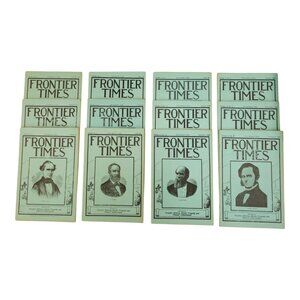 Frontier Times Magazine Reprint Lot Of 12 January - December 1930 Editions